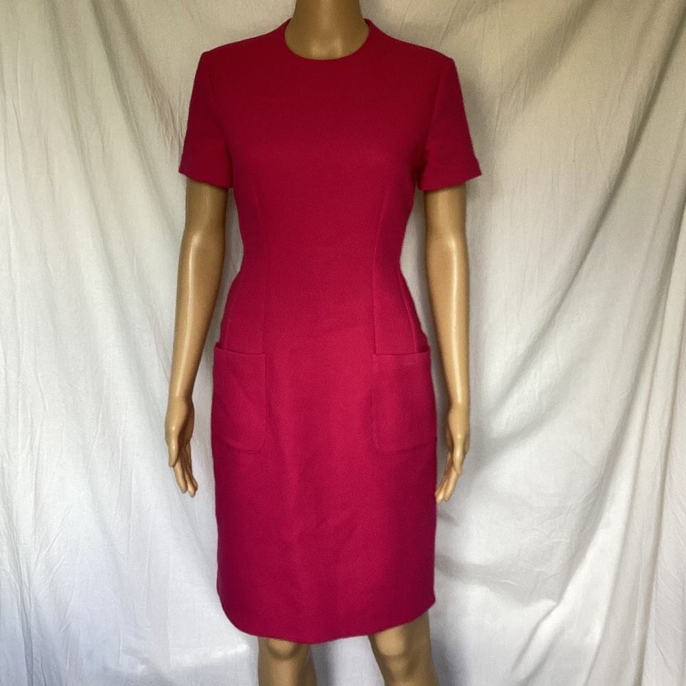 Lanvin Paris Fuchsia pink Shift dress